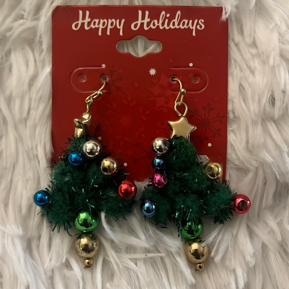 Christmas Tree Earrings